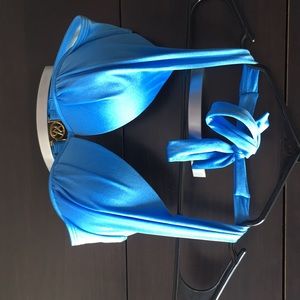 Swim top from VS size 32C blue worn once